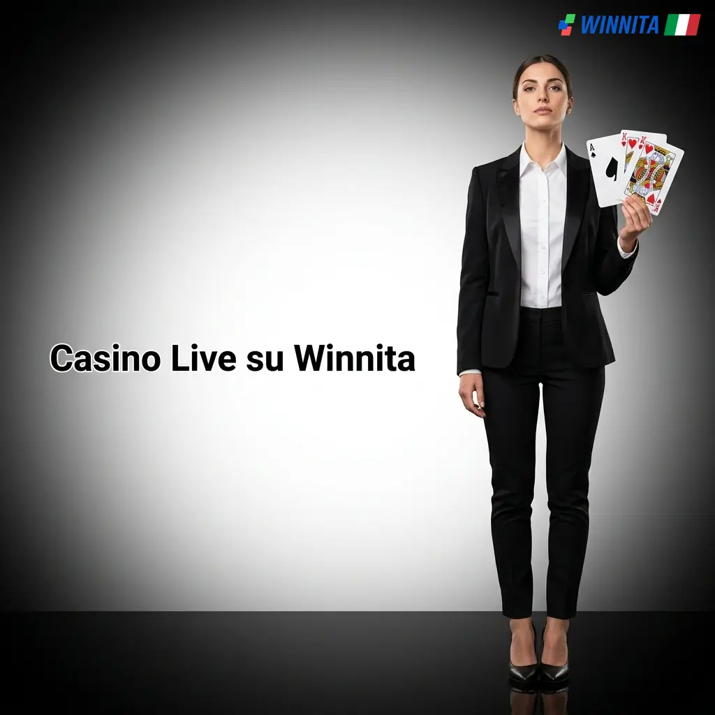 Tavolo di casino live su Winnita con croupier in streaming HD per roulette, blackjack e baccarat in tempo reale