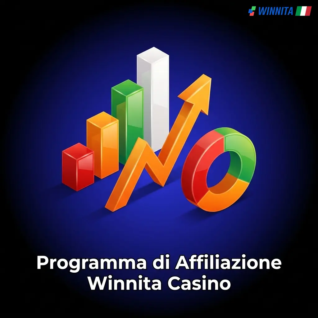 Programma di affiliazione Winnita Casino: commissioni revenue share fino al 45%, report in tempo reale e manager dedicato.