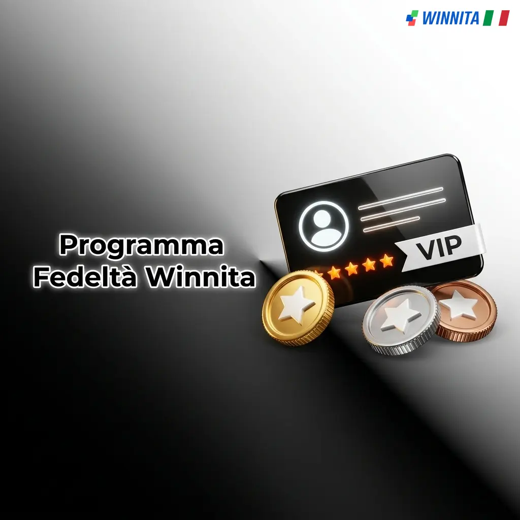 Programma fedeltà Winnita: accumula punti, scala i livelli VIP e converti i punti in bonus su casinò e scommesse.