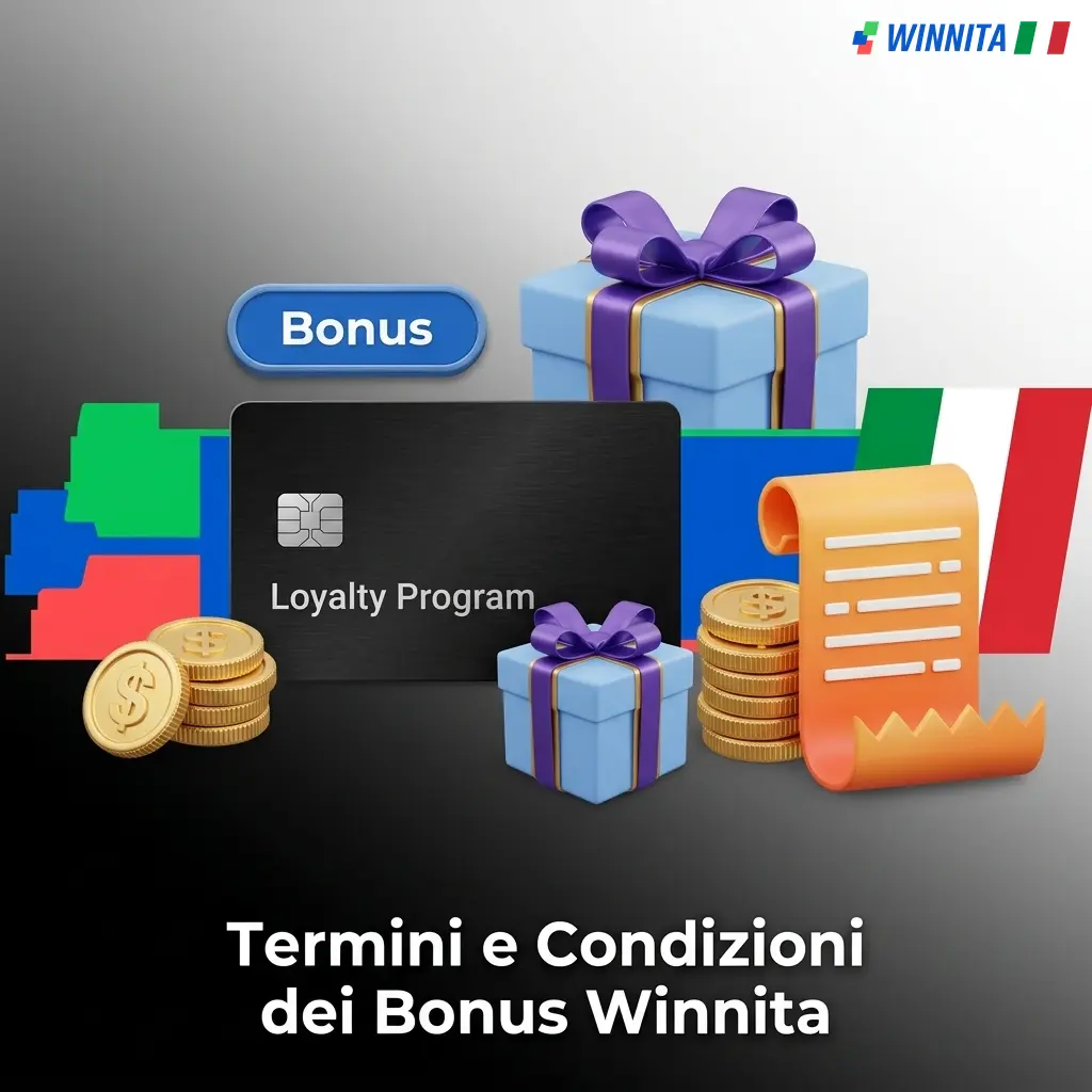 Termini e condizioni dei bonus Winnita: requisiti puntata, durata, restrizioni e norme ADM per giocatori verificati in Italia.