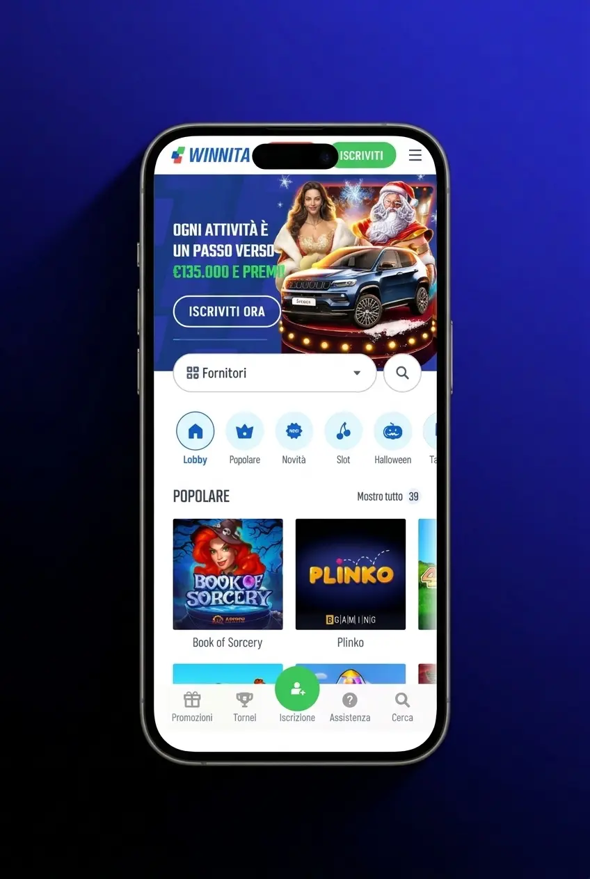 Guida in 5 passi per piazzare la prima scommessa sportiva su Winnita Casino da desktop o app mobile