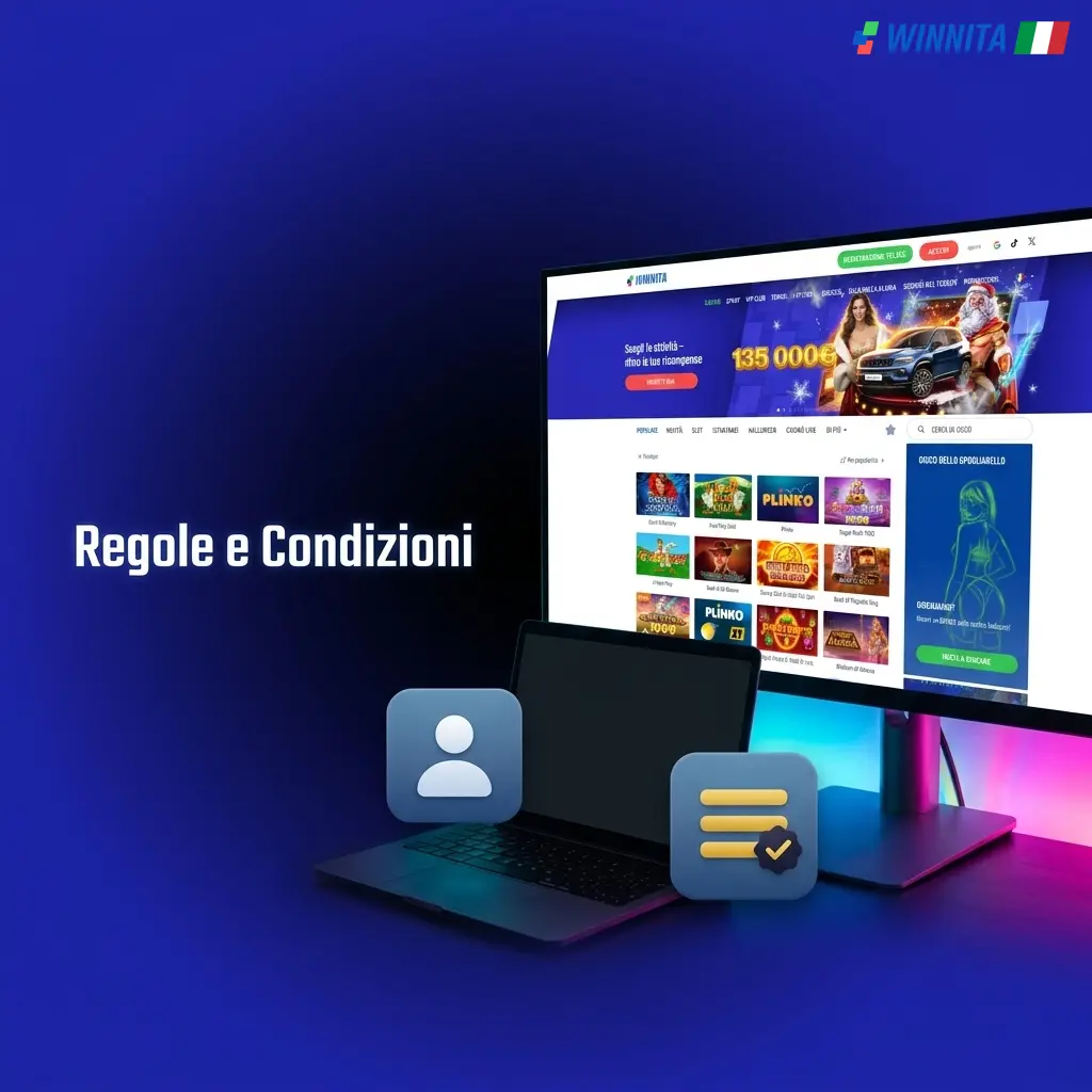 Termini e condizioni Winnita Casino: età minima, account unico, bonus, prelievi e verifica KYC per giocatori italiani