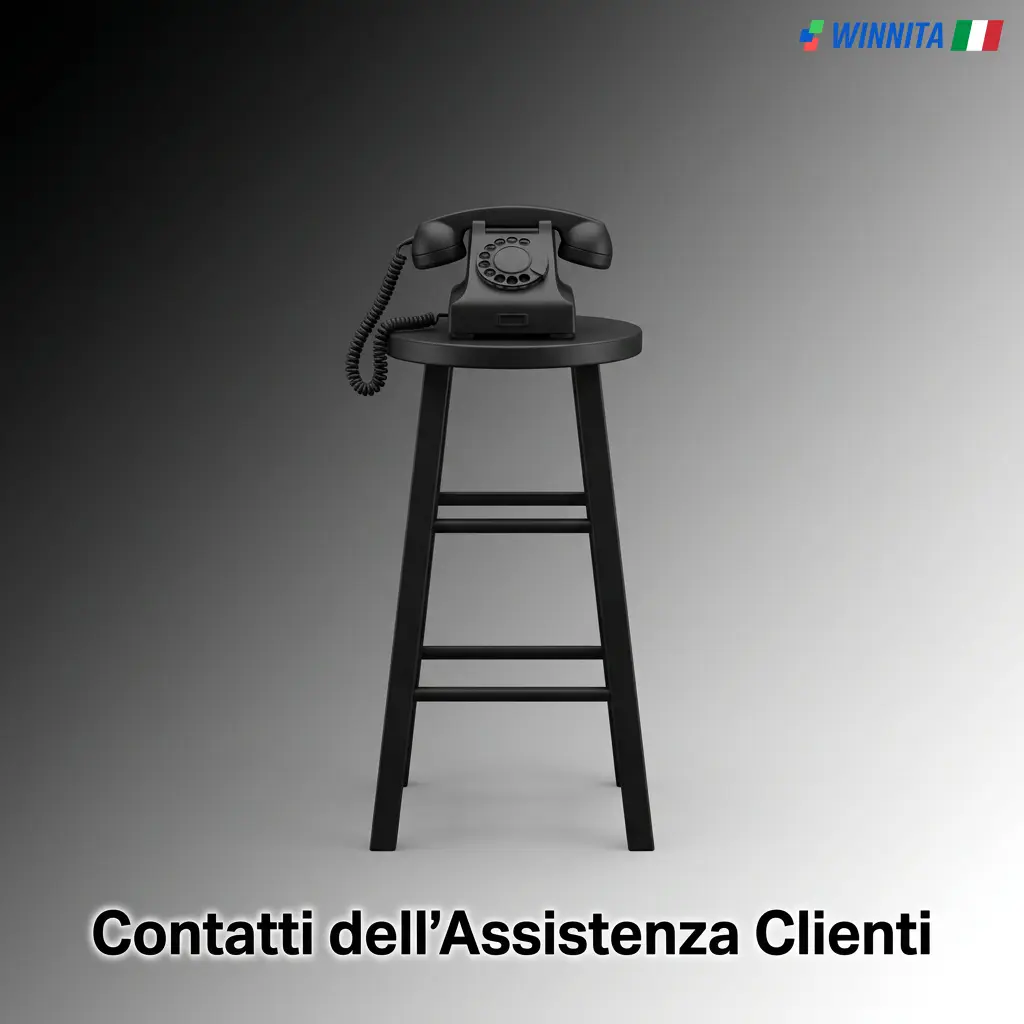 Team di assistenza Winnita con canali di supporto: live chat 24/7, email e modulo di contatto per transazioni