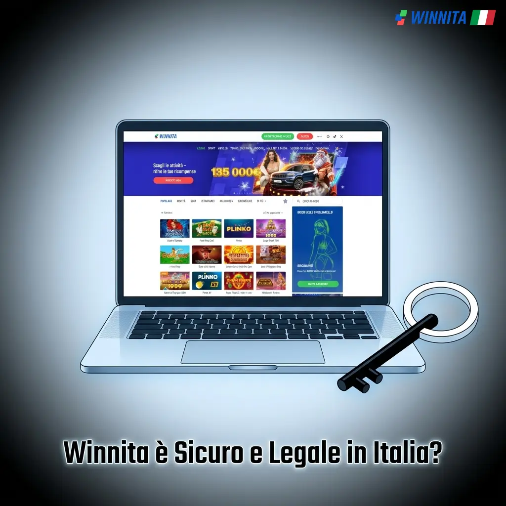 Winnita casino online sicuro e legale in Italia con licenza ADM e crittografia SSL per proteggere i dati utenti