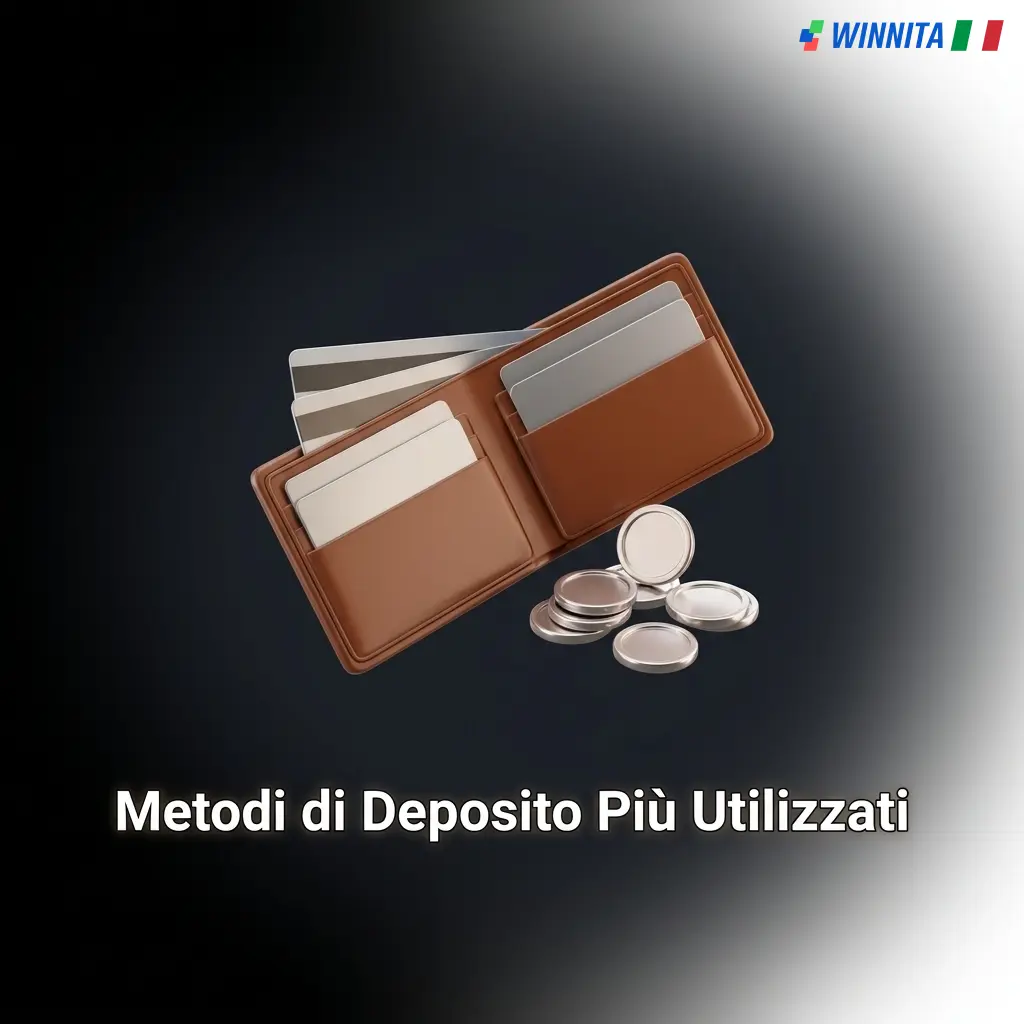 Metodi di deposito su Winnita: CartaSi, VISA, Mastercard, Postepay, Satispay e Apple Pay per utenti italiani