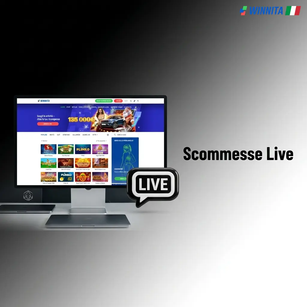 Scommesse live su Winnita con quote dinamiche, cash out e streaming su calcio, tennis, basket e altri sport